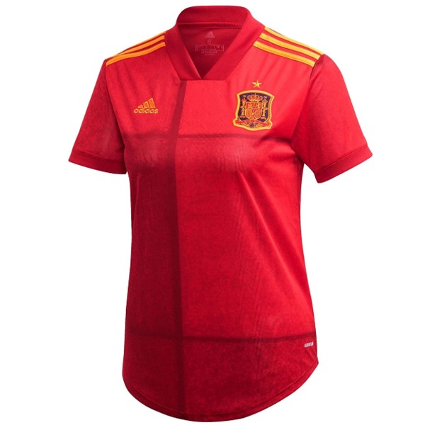 Camiseta España Primera equipación Mujer 2020 Rojo